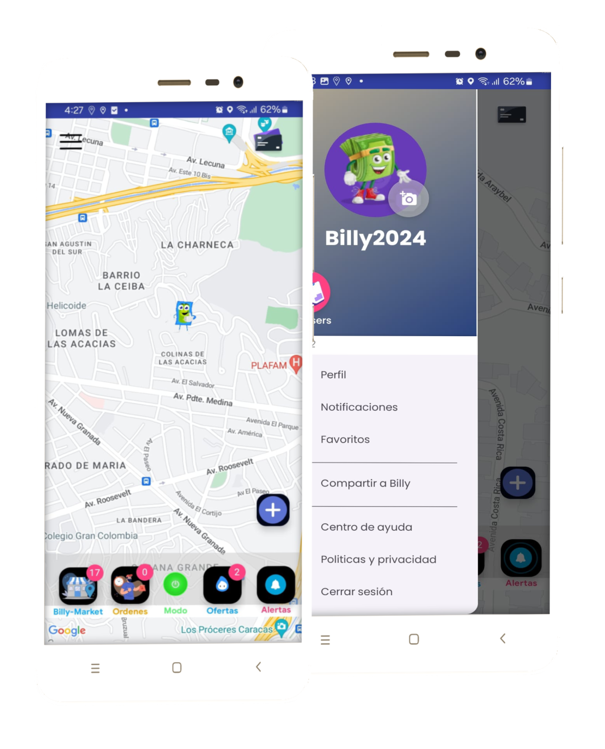 Capturas de pantalla de Billy App